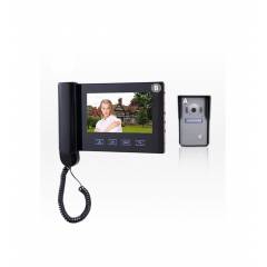Kit videointerfon 1 familie cu monitor intern de 7