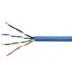 Cablu U/UTP Cat.5e, 4x2xAWG24/1, PVC, albastru, cutie de 305 metri